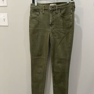 Madewell 10” High Rise Skinny Jeans